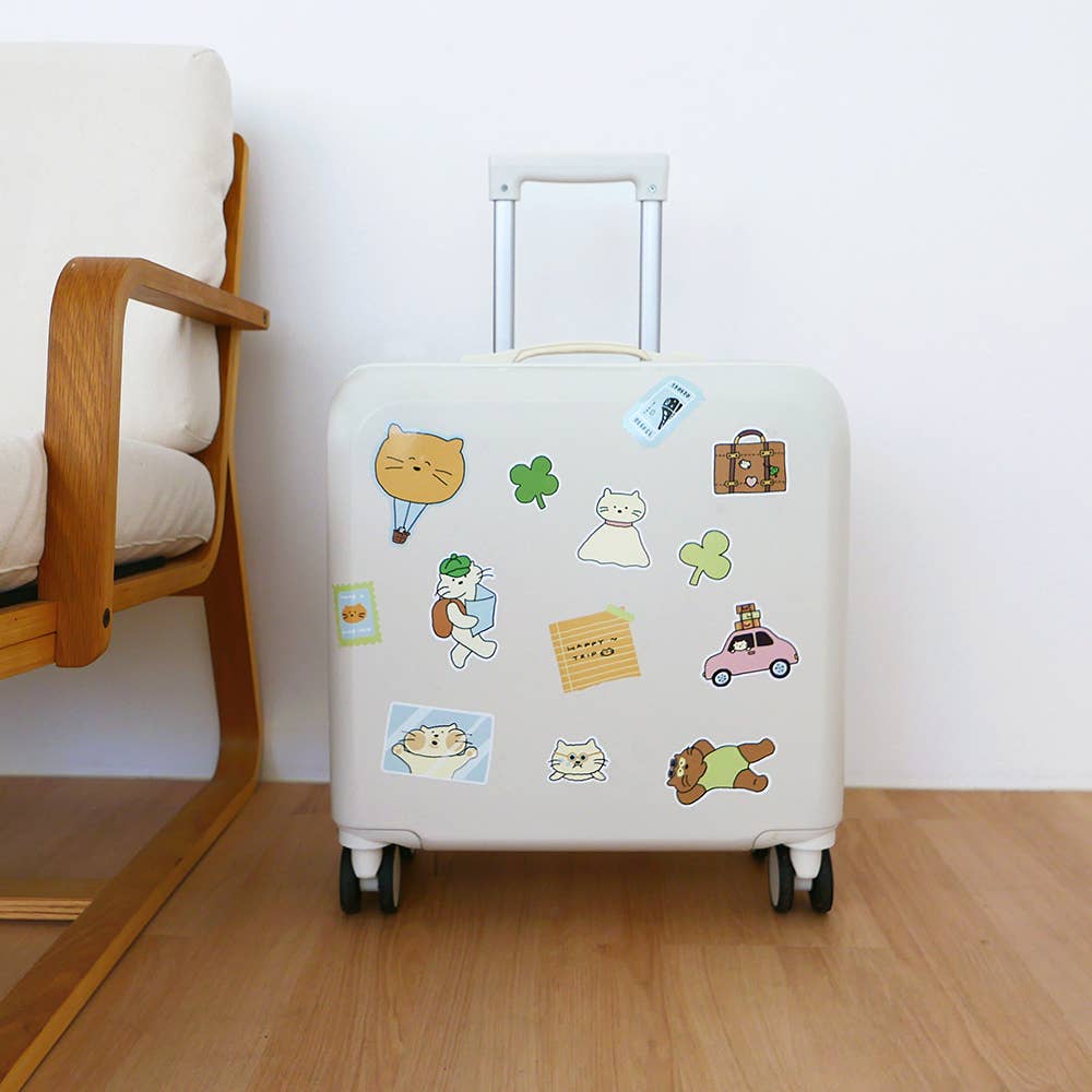 Suatelier Design - Cat's happy trip - Sticker Set