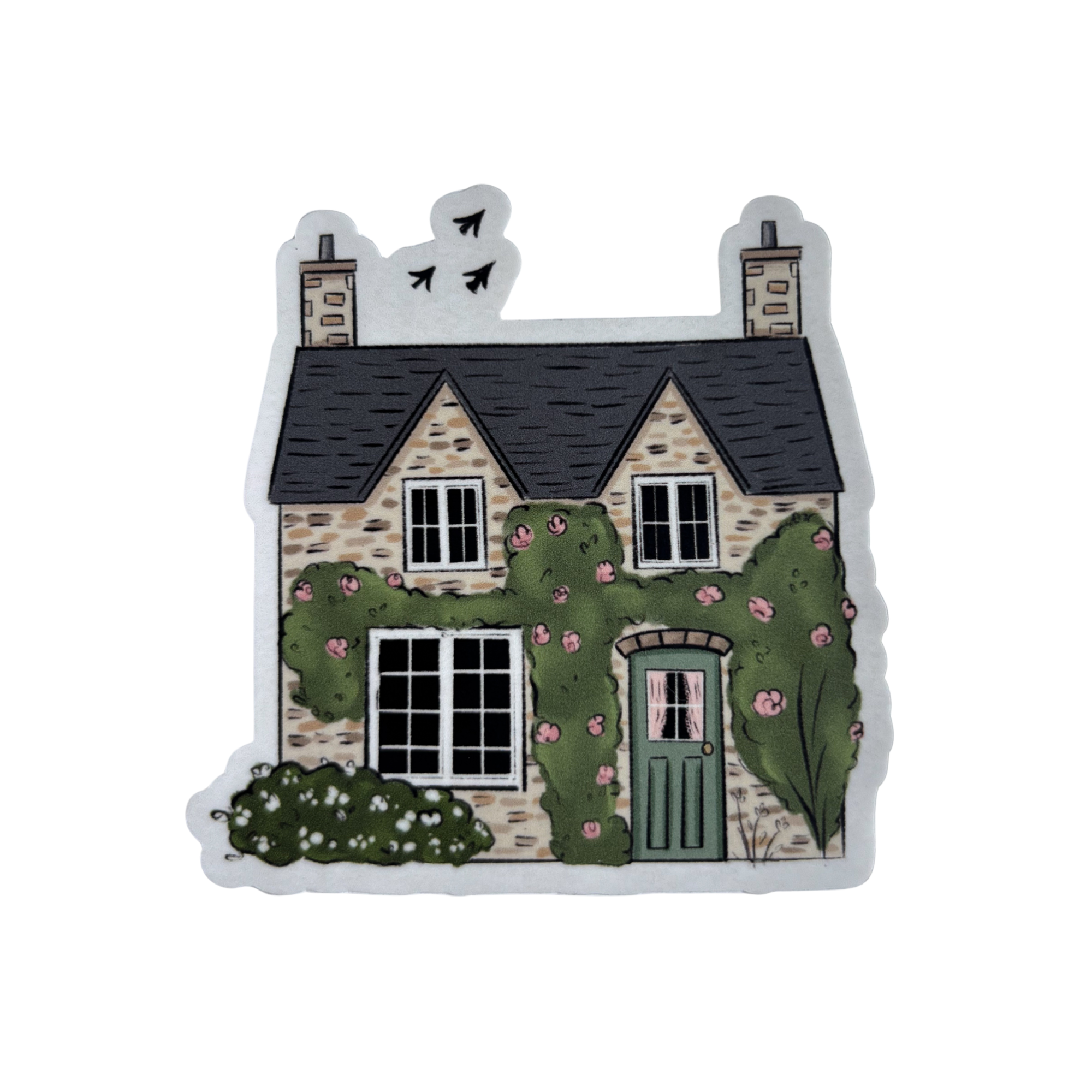 Spring Cottage Sticker