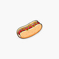 Hot Dog - Food Sticker
