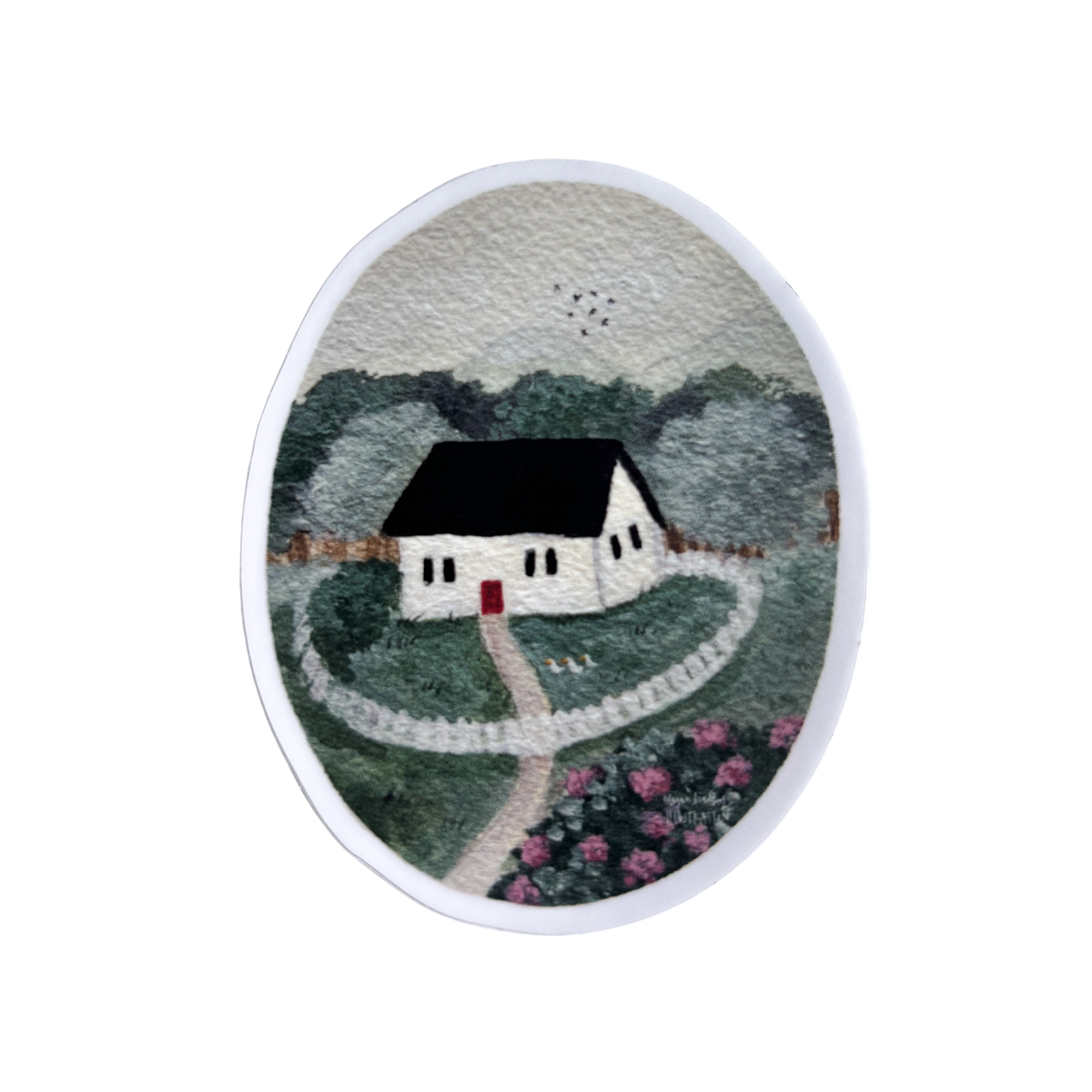 Floral Cottage Sticker
