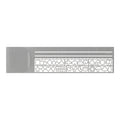 Midori Clip Ruler - Silver