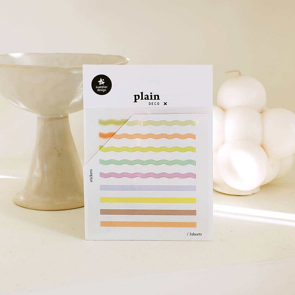 Suatelier Design - plain.78 - Sticker Sheet