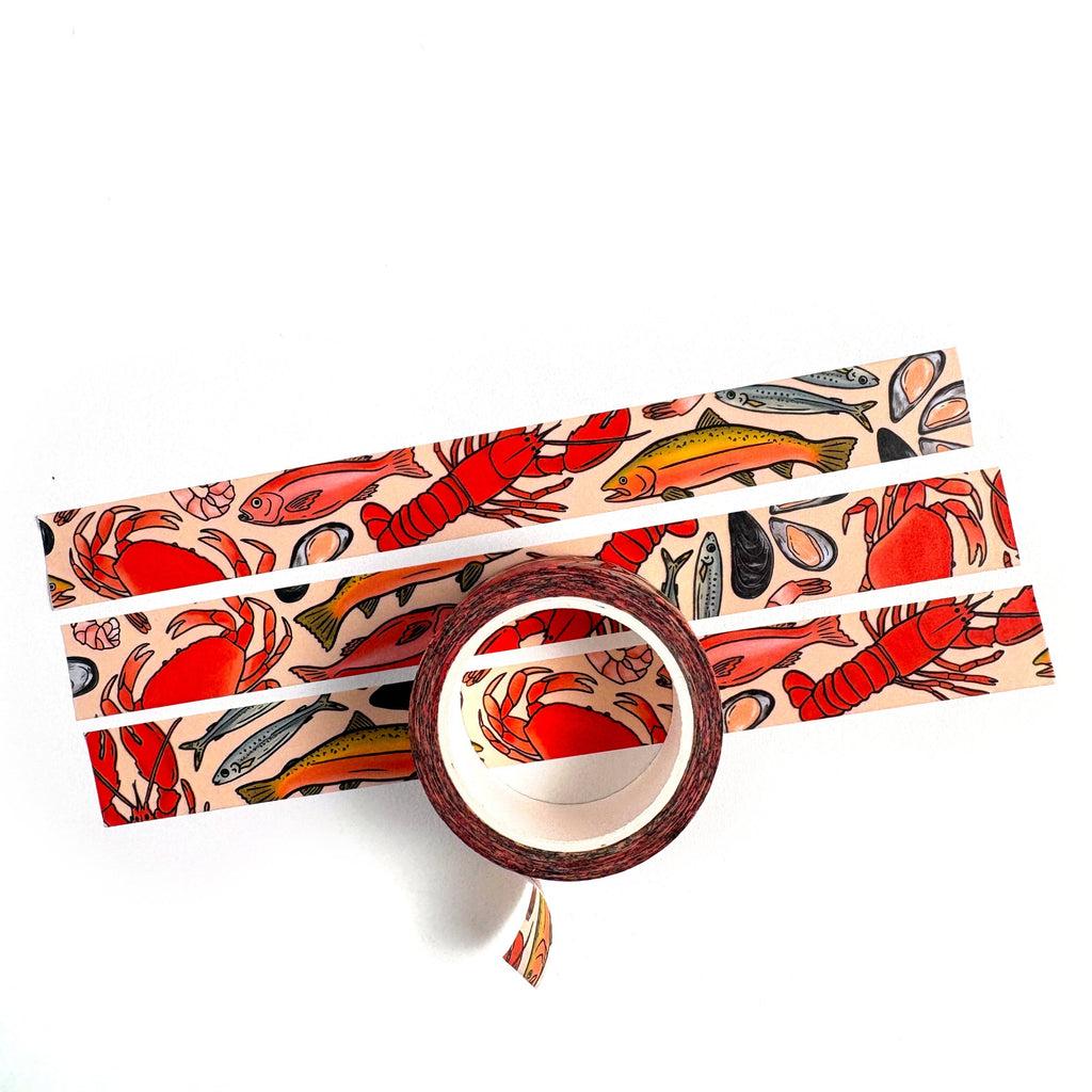 Boss Dotty Seafood Washi Tape
