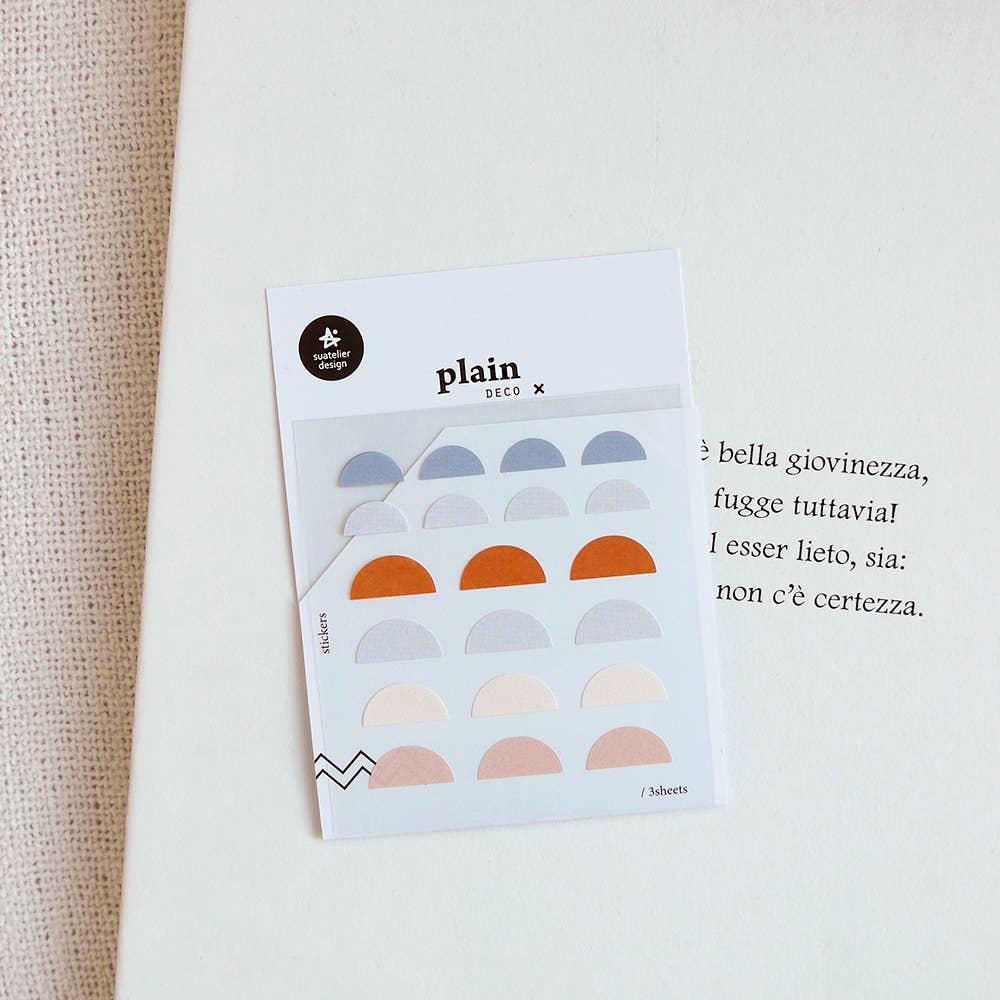 Suatelier Design - Plain.57 - Sticker Sheet