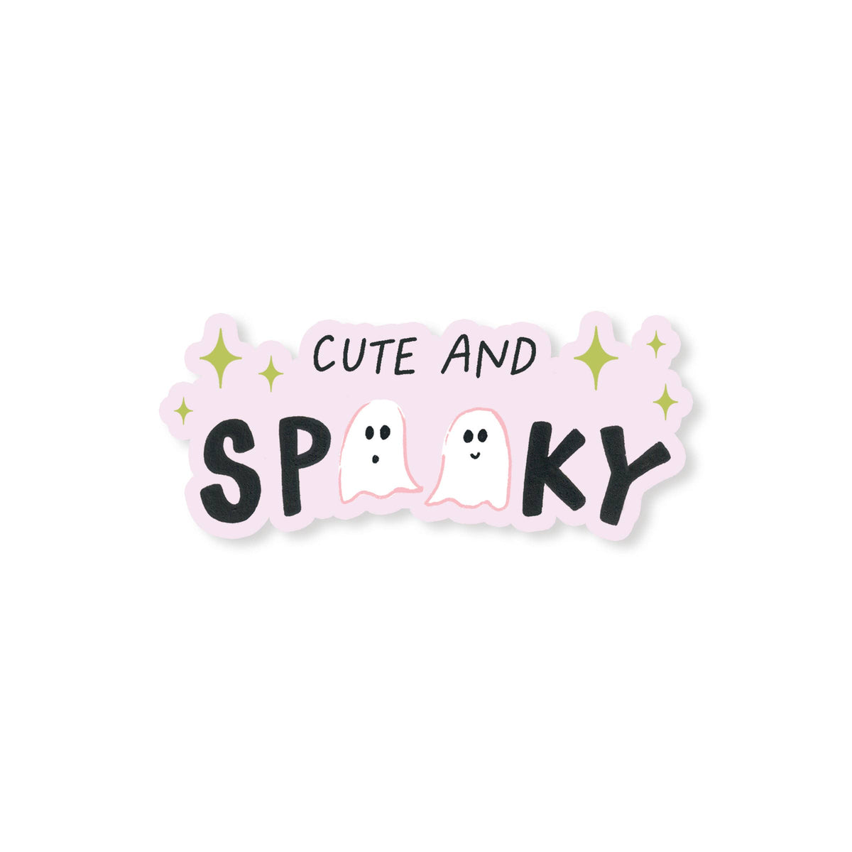Cute & Spooky Halloween Die-Cut Sticker