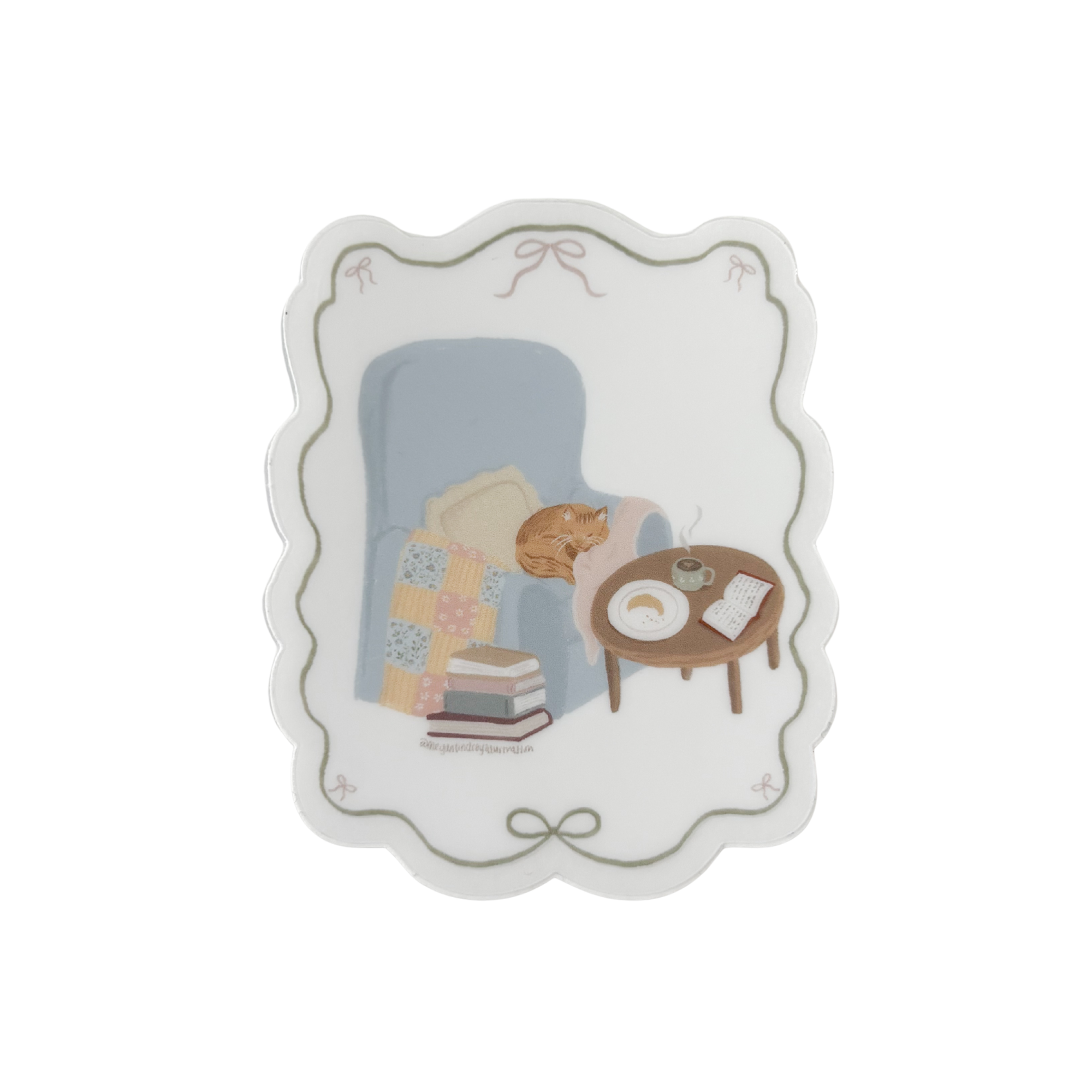Cozy Reading Chair Sticker