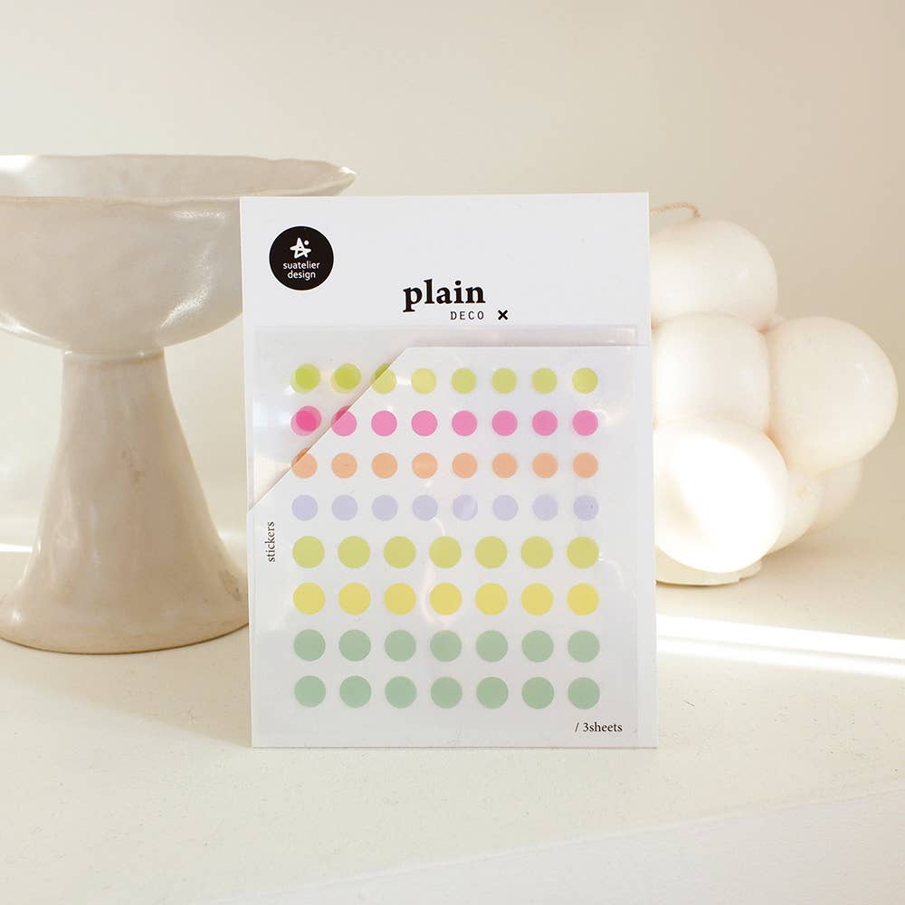 Suatelier Design - plain.77 - Dot Sticker Sheet