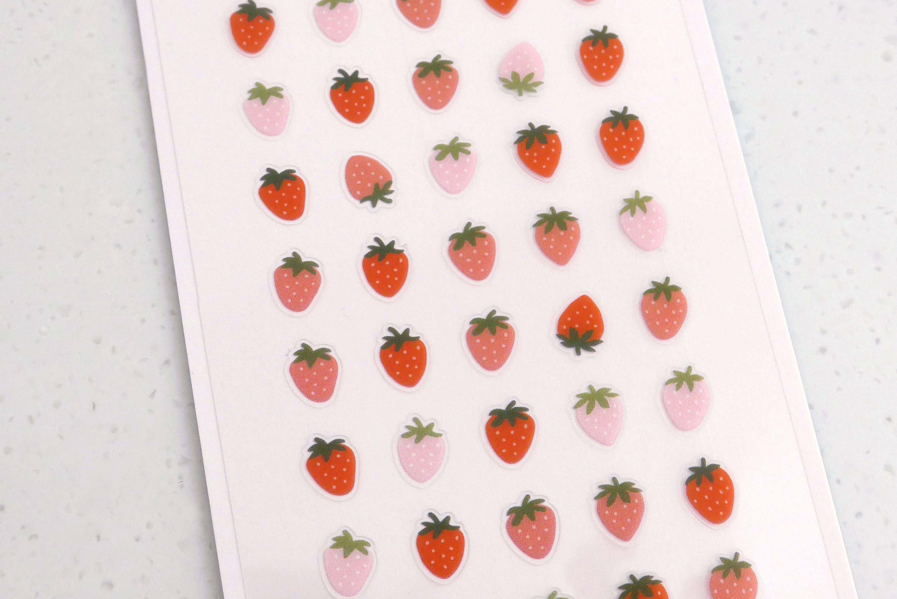 Suatelier Design - Deco.20 Strawberry - Sticker Sheet