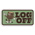 Log Off Sticker