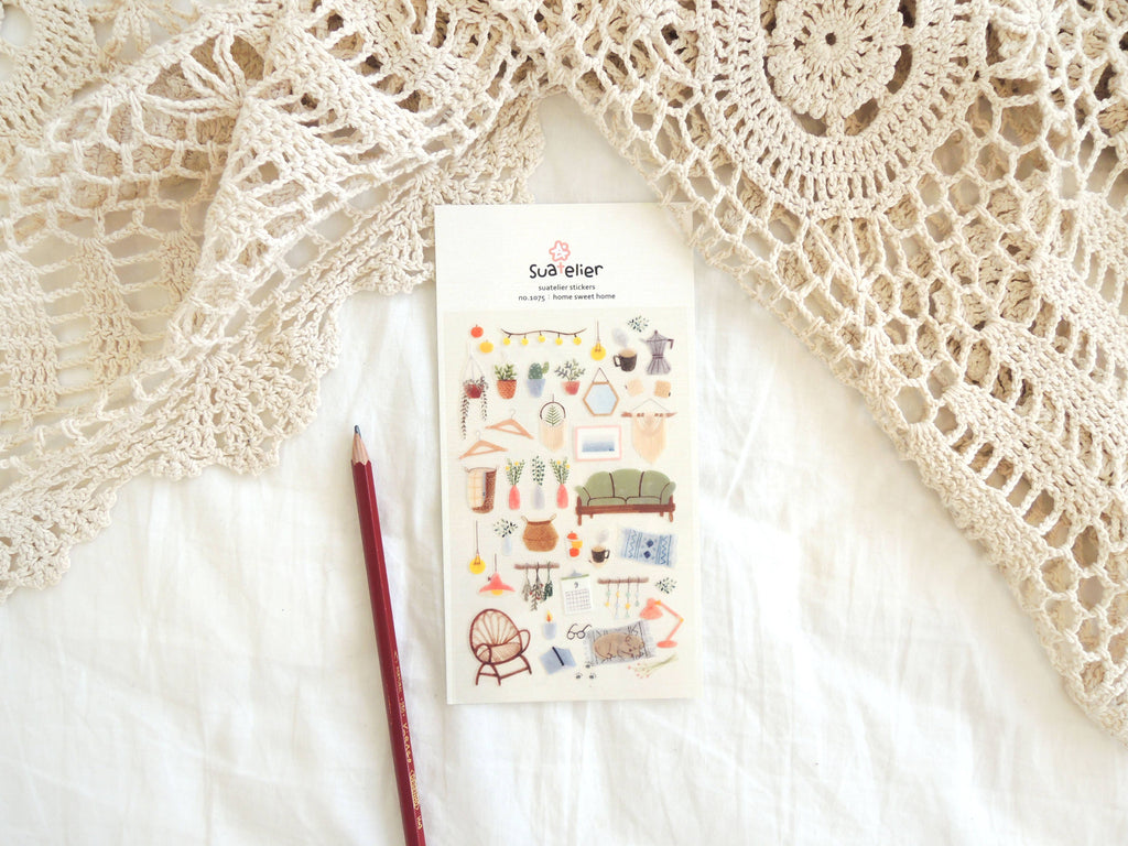 Suatelier Design - Home Sweet Home - Sticker Sheet
