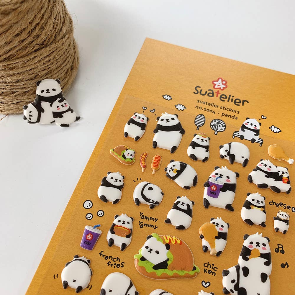 Suatelier Design - Panda - Sticker Sheet