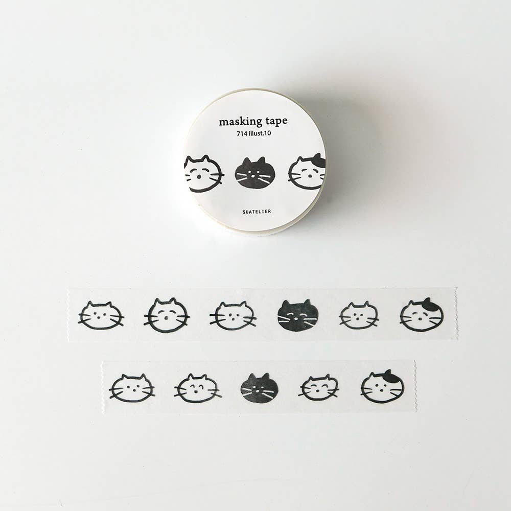 Suatelier Design - Illust.10 - Cat Washi Tape