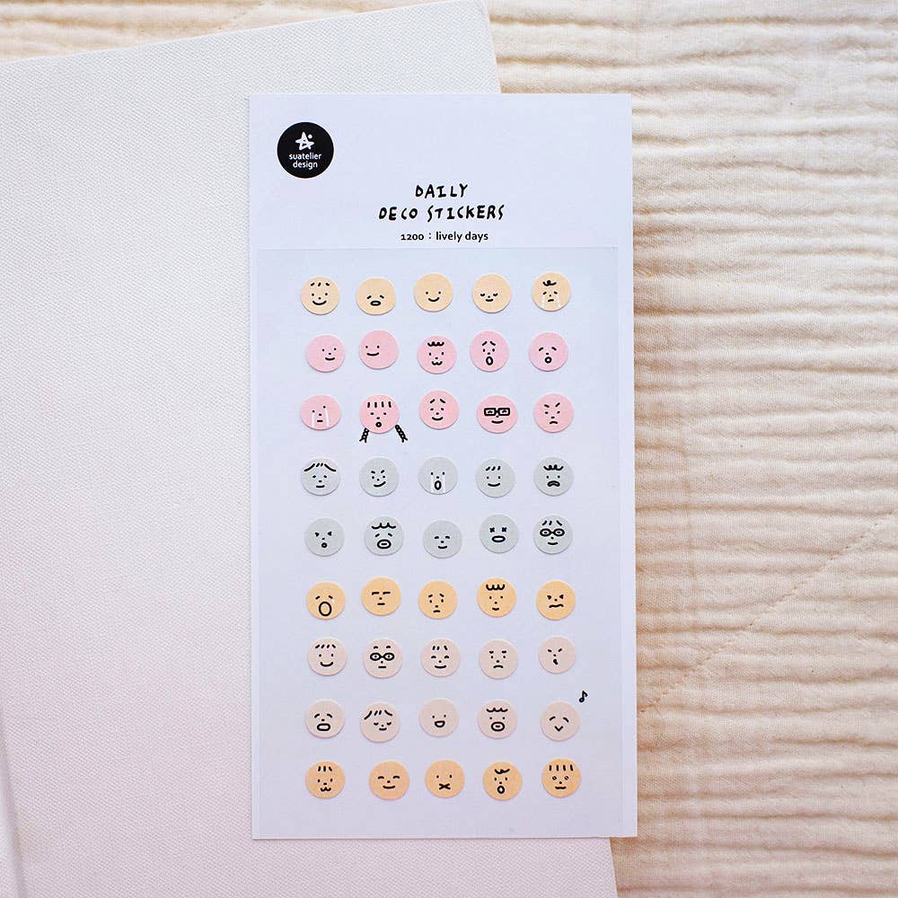 Suatelier Design - Lively days - Sticker Sheet