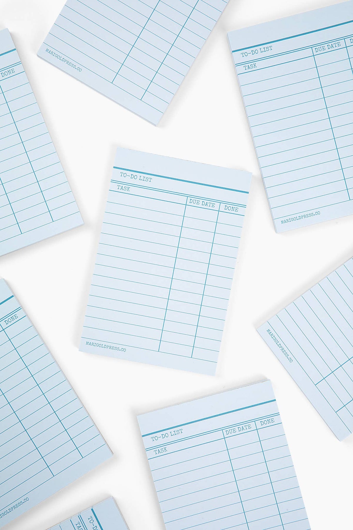 Marigold Press Library Card Notepad