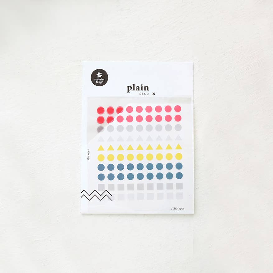 Suatelier Design - Plain.01 - Sticker Sheet