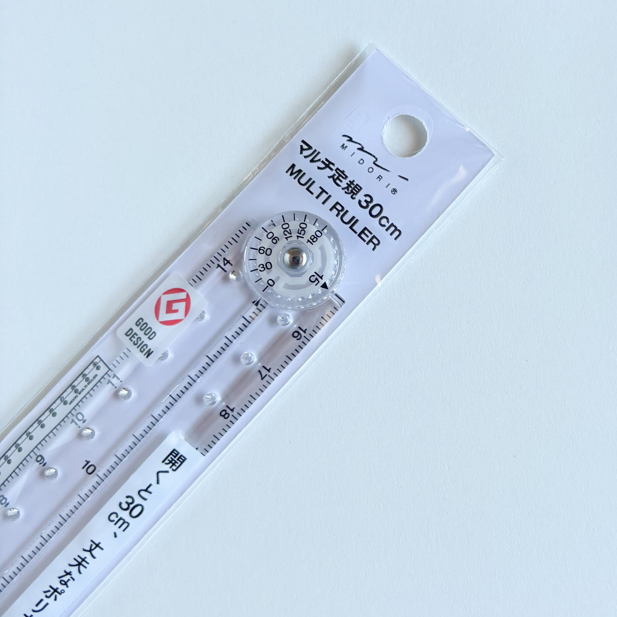 Midori Multi Ruler - 30cm - Clear Plastic