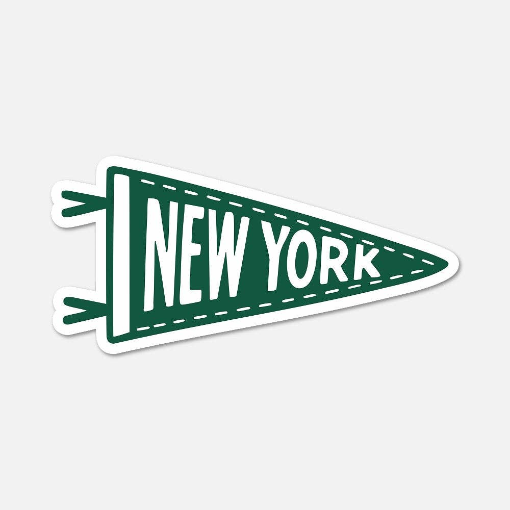 New York Pennant Sticker
