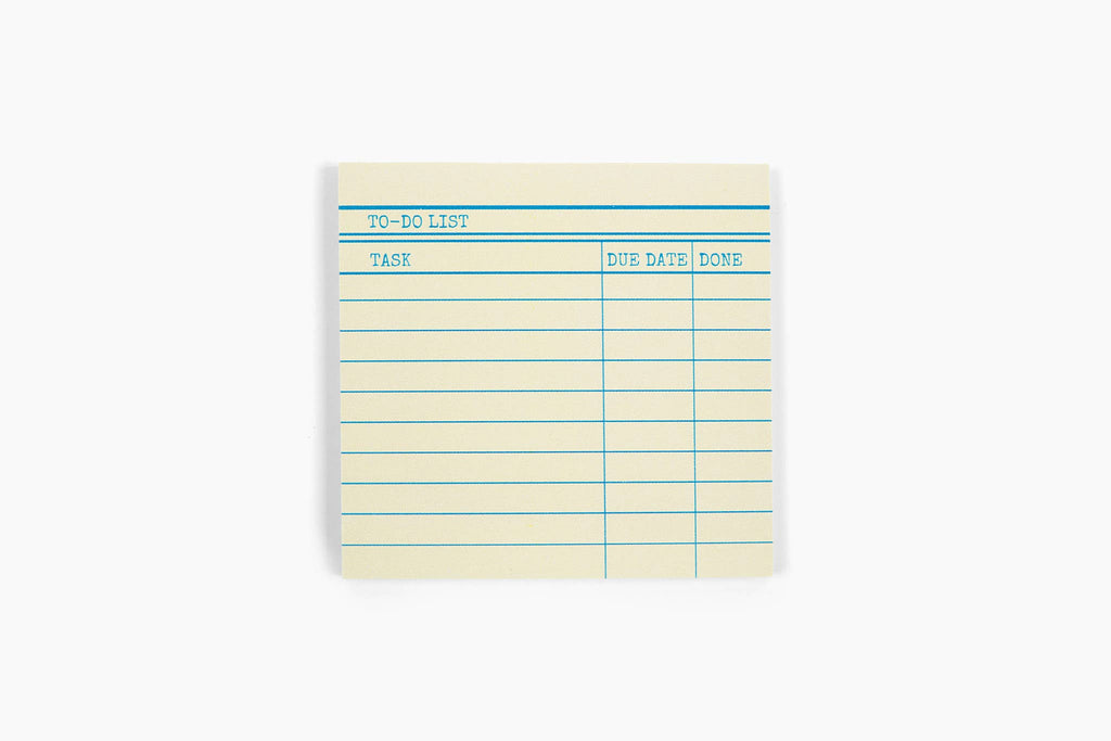 Marigold Press Library Card Post-It ® Sticky Notes