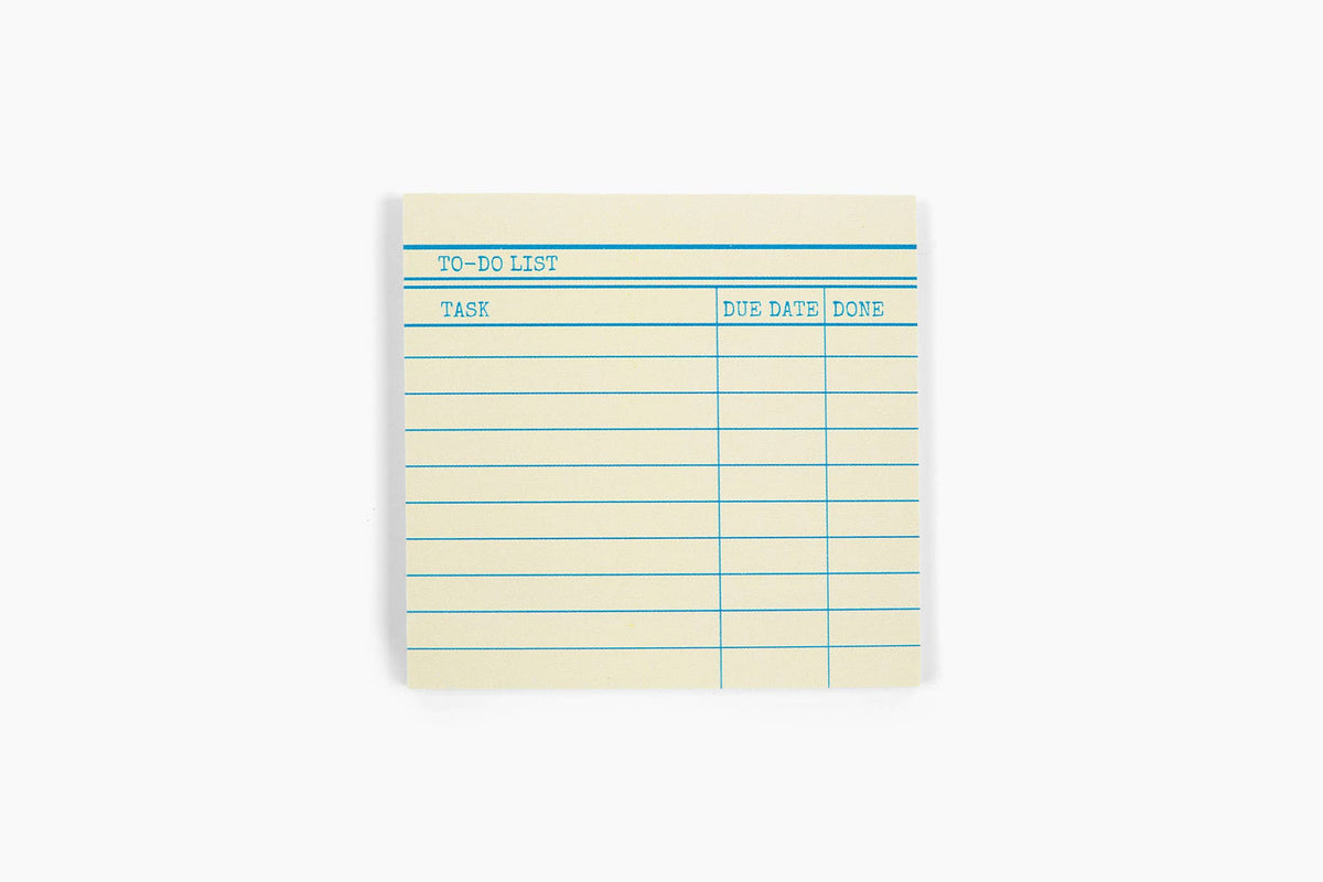 Marigold Press Library Card Post-It ® Sticky Notes
