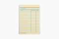 Marigold Press Library Card Notepad