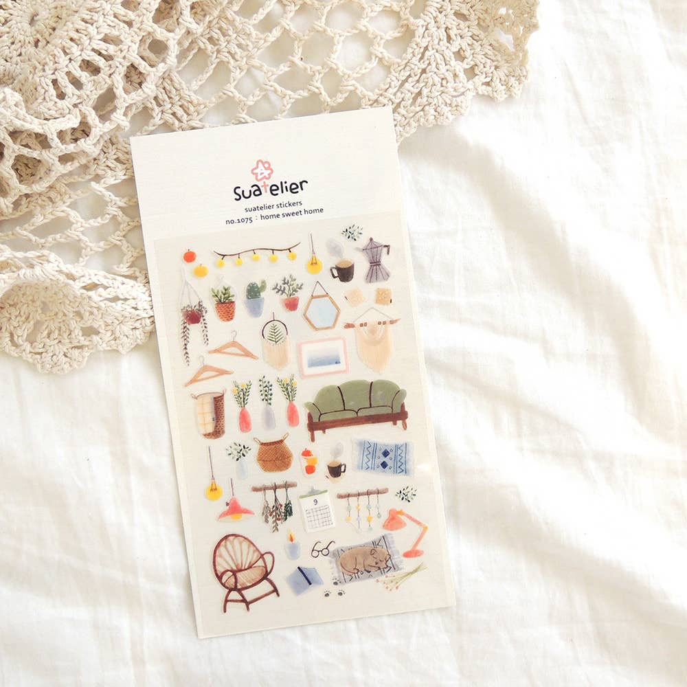 Suatelier Design - Home Sweet Home - Sticker Sheet